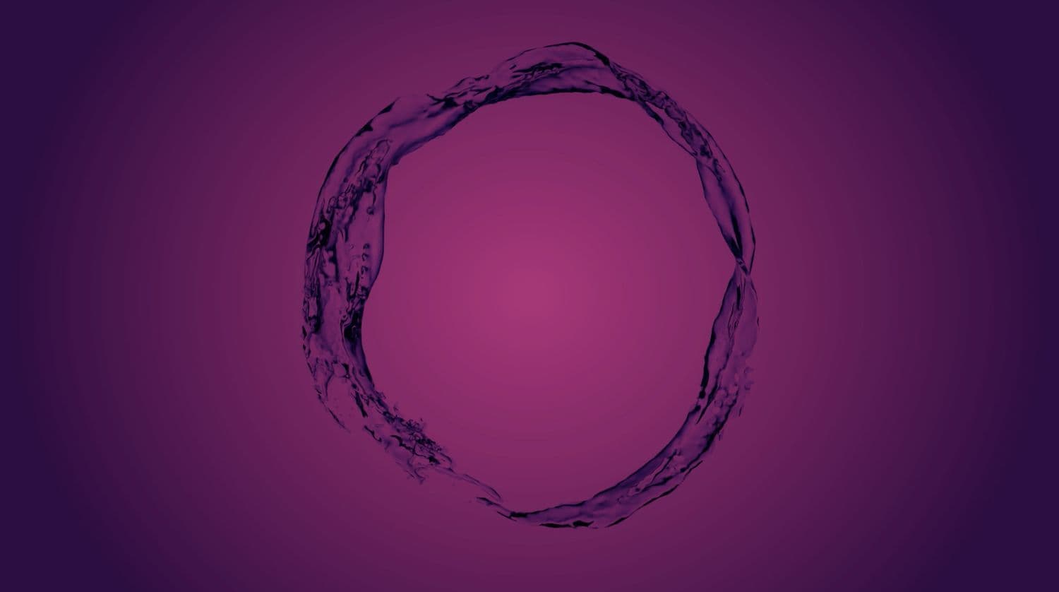 splash of water going in a circle