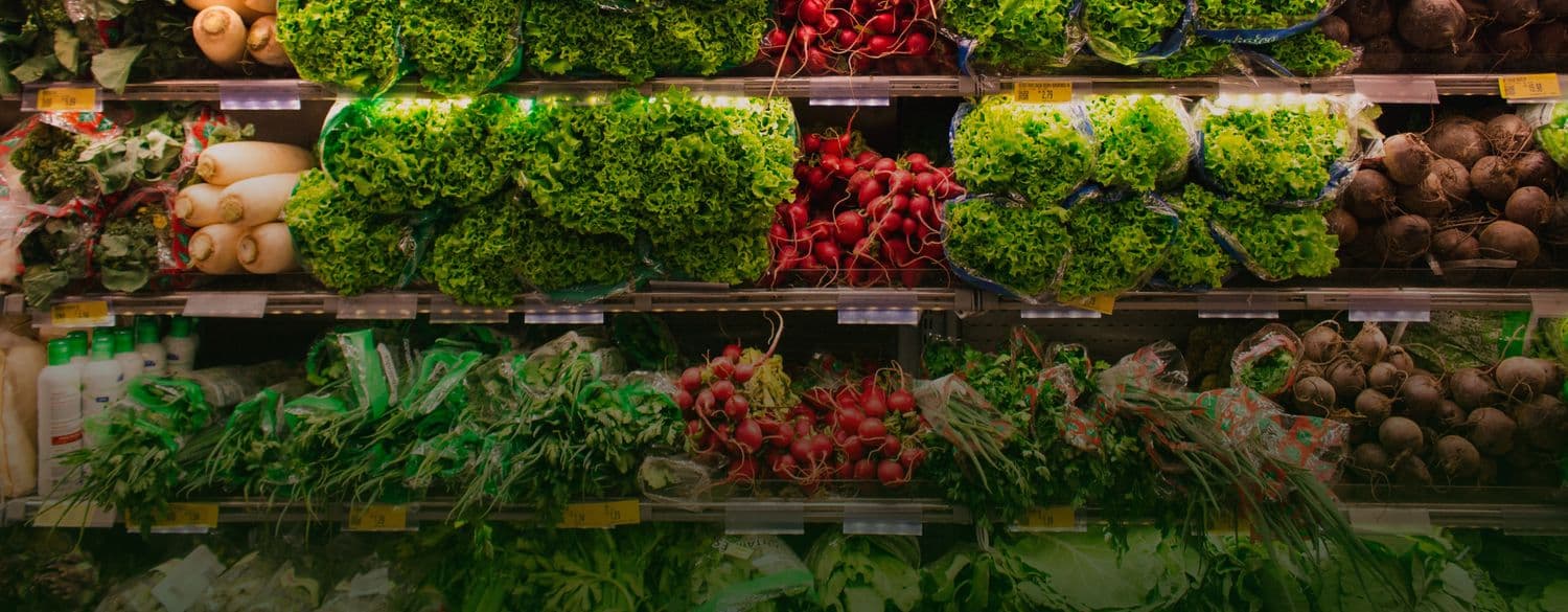 Vegetables in a shop