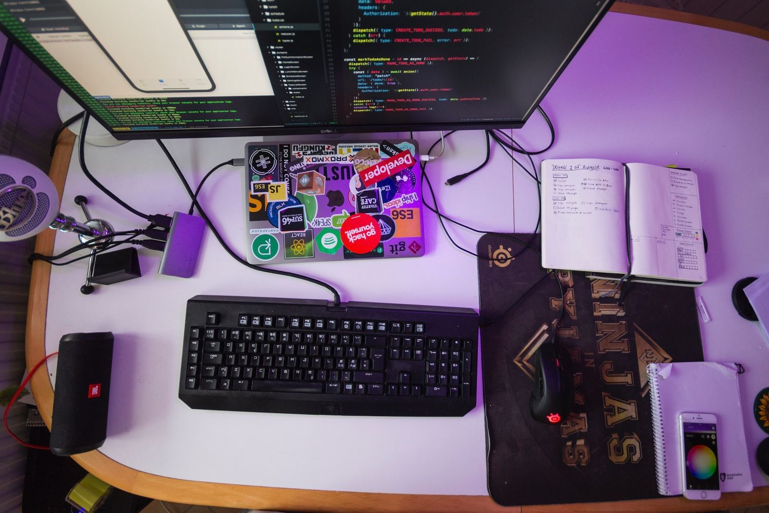 Developer's desk